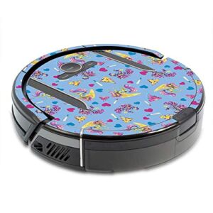 MightySkins Skin Compatible with Shark Ion Robot R85 Vacuum Minimal Cover – Castle Unicorns | Protective, Durable, and Unique Vinyl wrap Cover | Easy to Apply, Remove | Made in The USA