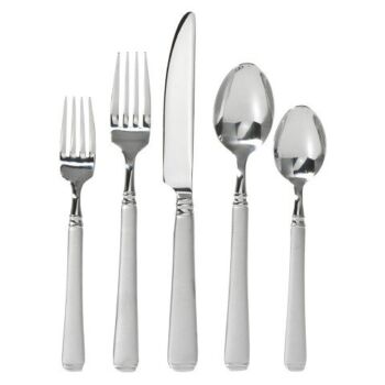 Threshold Sydney Sand Stainless Steel 45 Piece Flatware Set – Serves 8 | The Storepaperoomates Retail Market - Fast Affordable Shopping