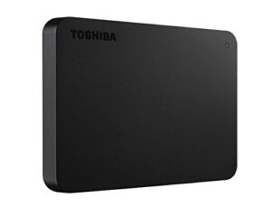 Toshiba Canvio Basics 1TB Portable External Hard Drive USB 3.0, Black – HDTB410XK3AA