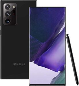 Samsung Galaxy Note 20 Ultra SM-N986B/DS, Dual SIM 5G, International Version (No US Warranty), 12GB+256GB, Mystic Black – Unlocked
