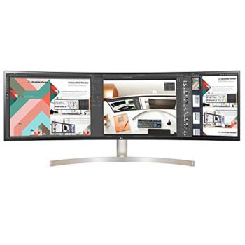 LG 49WL95C-W Ultrawide Dual QHD Monitor 49″ 32: 9 (5120 x1440) Curved IPS Display, HDR10, USB Type-C, HDR 10, Ambient Light Sensor, 2 x 10W Stereo Speaker | The Storepaperoomates Retail Market - Fast Affordable Shopping