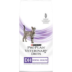 Purina Pro Plan Veterinary Diets DH Dental Health Feline Formula Dry Cat Food – 6 lb. Bag