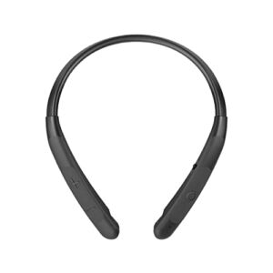 LG TONE Wireless Stereo Headset with Retractable Earbuds NP3, Black