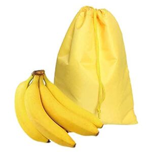 MORSNE yellow banana storage bags prevent ripening,banana storage freshness bag-looking lightweight convenient veggie washable durable (YELLOW-1 pack)