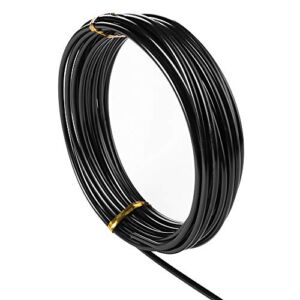 16.4 Feet Black Aluminum Craft Wire 3 mm Thickness Bendable Metal Craft Wire for DIY Crafts Making