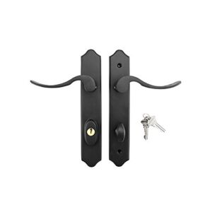 Elegance 10″ Arch Keyed Active Hardware – Oil-Rubbed Bronze