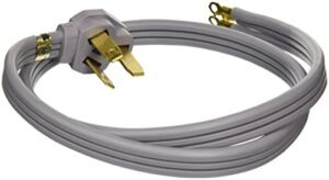 General Electric WX09X10006 3 Wire 40amp Range Cord, 4-Feet