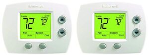 Honeywell TH5110D1006 Non-Programmable Thermostat, Pack of 2, White, 2 Count