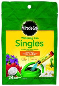 Miracle-Gro 1013202 Watering Can Singles – Includes 24 Pre-Measured Packets of Miracle-Gro All Purpose Plant Food (Plant Fertilizer)(2Pack)