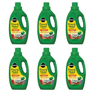 Miracle-Gro Pour & Feed Plant Food (Liquid), 32 fl. oz. (6 Pack)