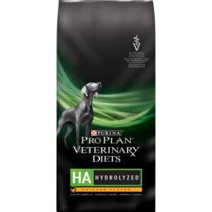 Purina Pro Plan Veterinary Diets HA Hydrolyzed Chicken Flavor Canine Formula Dry Dog Food – 25 lb. Bag