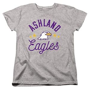 Ashland University Official Eagles Women’s T Shirt,Athletic Heather, Medium