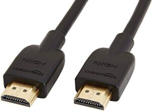 Amazon Basics High-Speed HDMI Cable (18 Gbps, 4K/60Hz) – 6 Feet, Pack of 3, Black