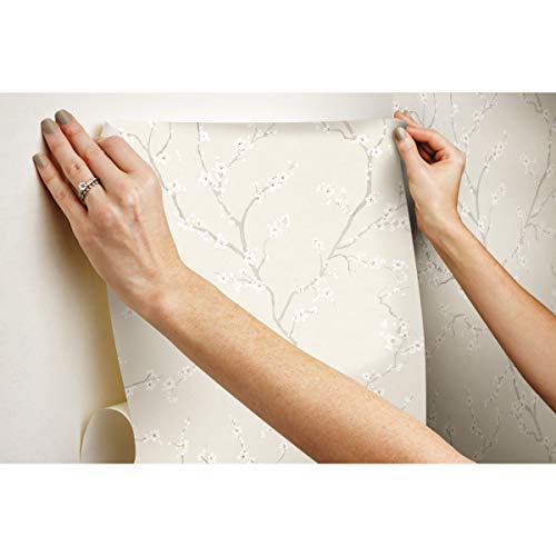 RoomMates RMK11271WP Pearl Cherry Blossom Peel and Stick Wallpaper | The Storepaperoomates Retail Market - Fast Affordable Shopping