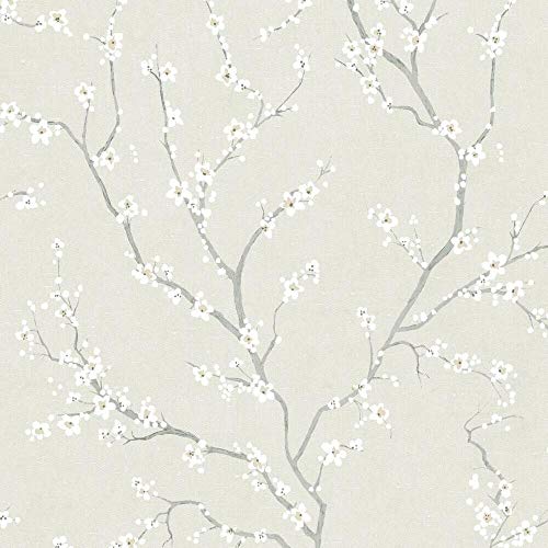 RoomMates RMK11271WP Pearl Cherry Blossom Peel and Stick Wallpaper | The Storepaperoomates Retail Market - Fast Affordable Shopping