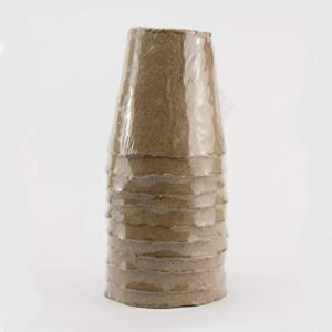 Burpee Biodegradable 4.5″ Round Natural Fiber Pot |, 10