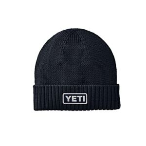 YETI Logo Beanie Hat, Navy