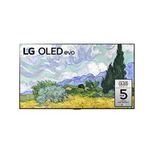 LG OLED G1 Series 55” Alexa Built-in 4k Smart OLED evo TV, Gallery Design, 120Hz Refresh Rate, AI-Powered 4K, Dolby Vision IQ and Dolby Atmos, WiSA Ready (OLED55G1PUA, 2021)