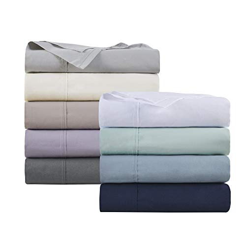 Madison Park 100% Cotton Percale Brushed Highly Breathable Moisture Absorbing 4 Piece Sheet Set, King Size, Khaki | The Storepaperoomates Retail Market - Fast Affordable Shopping