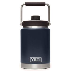 YETI Rambler Half Gallon Jug, Vacuum Insulated, Stainless Steel with MagCap, Navy
