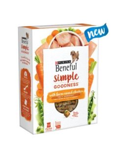Purina Beneful Simple Goodness,with Farm-Raised Chicken 12 Stay Fresh Packs