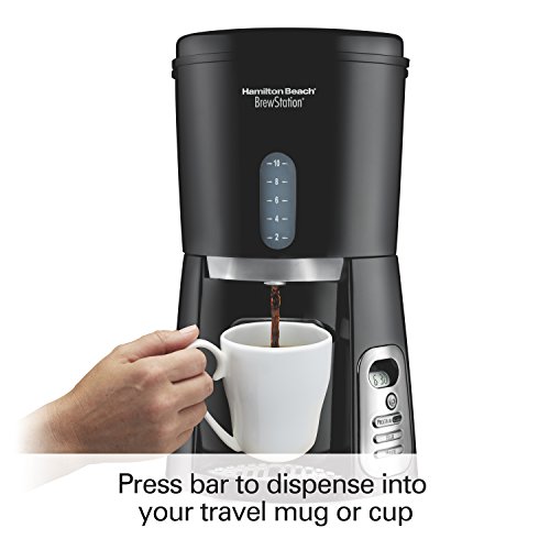 Hamilton Beach 10-Cup Coffee Maker, Programmable BrewStation Dispensing Coffee Machine (47380),Black | The Storepaperoomates Retail Market - Fast Affordable Shopping