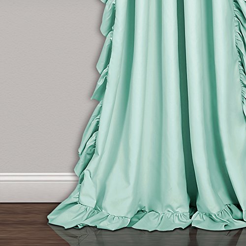 Lush Decor Reyna Light Blue Window Panel Curtain Set for Living, Dining Room, Bedroom (Pair), 84” x 54”, | The Storepaperoomates Retail Market - Fast Affordable Shopping