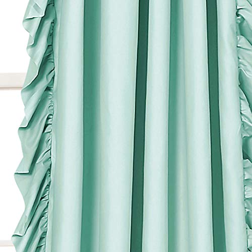 Lush Decor Reyna Light Blue Window Panel Curtain Set for Living, Dining Room, Bedroom (Pair), 84” x 54”, | The Storepaperoomates Retail Market - Fast Affordable Shopping
