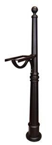 Special Lite Products Company, Inc. SPK-600-CP Mailbox, Full Size, Black