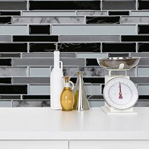 UNIHOME Kitchen Peel and Stick Wallpaper Tile Contact Paper Backsplash Removable Self Adhesive Wallpaper Oil Proof Waterproof 17.3″x 78.7″ Vinyl Film Countertop Tile Contact Paper for Bathroom