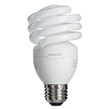 Philips LED 433557 Energy Saver Compact Fluorescent T2 Twister (A21 Replacement) Household Light Bulb: 6500-Kelvin, 23-Watt (100-Watt Equivalent), E26 Medium Screw Base, Daylight Deluxe, 4-Pack | The Storepaperoomates Retail Market - Fast Affordable Shopping