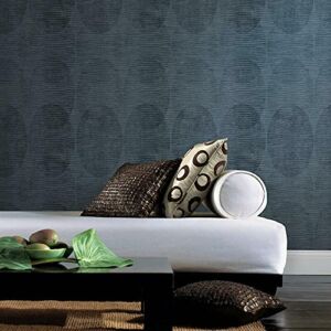 RoomMates RMK12226PLW Nikki Chu Indigo Blue Sahara Peel and Stick Wallpaper