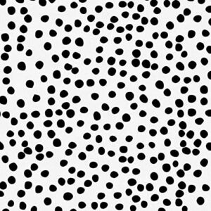 Jeweluck Black and White Peel and Stick Wallpaper Dot Contact Paper 17.7inch×118.1inch Modern Dot Wallpaper Self Adhesive Removable Wallpaper Stick and Peel Decorative Wallpaper for Bedroom Vinyl
