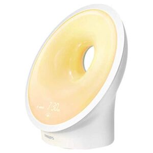 Philips SOMNEO Sleep & Wake-Up Light Therapy Lamp Sunrise Alarm and Sunset Fading Night Light, White (HF3651/60)