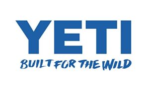 YETI Built for The Wild Window Decal Blue