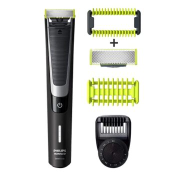 PHILIPS Norelco OneBlade Pro Kit, Hybrid Styler Electric Trimmer and Shaver, QP6510 + OneBlade Body Kit, 3 Pieces, Black | The Storepaperoomates Retail Market - Fast Affordable Shopping