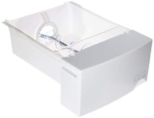 GE WR17X12091 Genuine OEM Ice Bucket Assembly (White) for GE Refrigerators