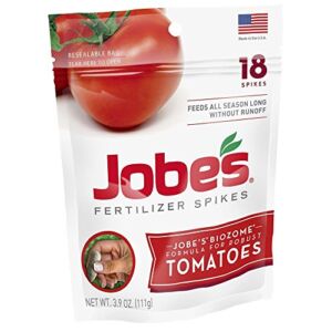 Jobe’s 06005 Tomato Fertilizer Spikes, 18 Spikes