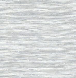 NextWall Cyprus Faux Grasscloth Peel and Stick Wallpaper (Dove Grey & Bluestone)