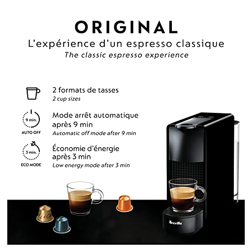 Nespresso Essenza Mini Espresso Machine by Breville, Piano Black | The Storepaperoomates Retail Market - Fast Affordable Shopping