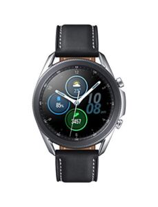 Samsung Galaxy Watch 3 (41mm, GPS, Bluetooth) Smart Watch with Advanced Health monitoring, Fitness Tracking , and Long lasting Battery – Mystic Silver (US Version)- (Renewed)