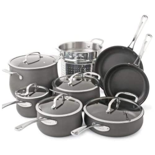 Cuisinart 64-13 13-Piece Hard Anodized Contour-Stainless-Steel, Cookware Set | The Storepaperoomates Retail Market - Fast Affordable Shopping