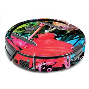 MightySkins Skin Compatible with Shark Ion Robot R85 Vacuum – Trippy Ocean | Protective, Durable, and Unique Vinyl Decal wrap Cover | Easy to Apply, Remove, and Change Styles | Made in The USA