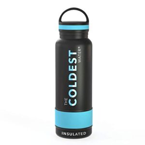 Coldest Sports Water Bottle – 21 oz, (Loop Lid) Leak Proof, Vacuum Insulated Stainless Steel, Double Walled, Thermo Mug, Metal Canteen