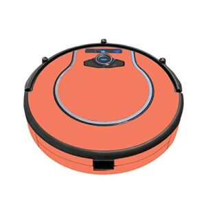 MightySkins Skin Compatible with Shark Ion Robot 750 Vacuum Minimal Coverage – Solid Salmon | Protective, Durable, and Unique Vinyl wrap Cover | Easy to Apply, Remove | Made in The USA
