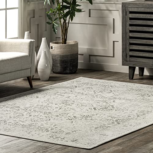 nuLOOM Odell Vintage Area Rug, 8′ x 10′, Ivory | The Storepaperoomates Retail Market - Fast Affordable Shopping