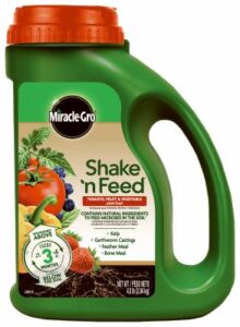 Miracle Gro Shake ‘N Feed Plus Calcium For Tomatoes , Fruits And Vegetables 9-4-12 Granules Continuo