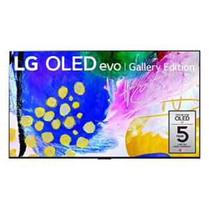 LG G2 Series 65-Inch Class OLED evo Gallery Edition Smart TV OLED65G2PUA, 2022 – AI-Powered 4K TV, Alexa Built-in