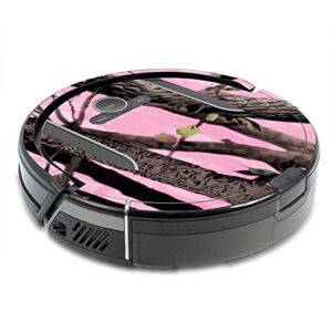 MightySkins Skin Compatible with Shark Ion Robot R85 Vacuum Minimum Coverage – Pink Tree Camo | Protective, Durable, and Unique Vinyl wrap Cover | Easy to Apply, Remove | Made in The USA