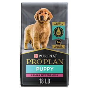 Purina Pro Plan High Protein Puppy Food DHA Lamb & Rice Formula – 18 lb. Bag